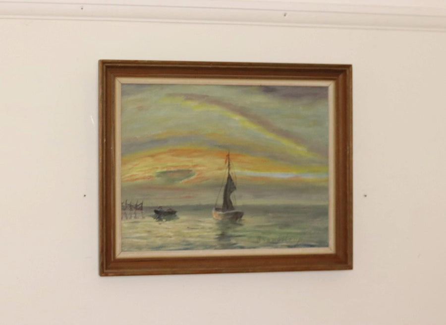 "Sunset Boats" by KAJ BRANDSTRUP