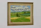 Original Swedish Mid-Century Oil On Panel Painting "Landscape"