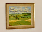 Original Swedish Mid-Century Oil On Panel Painting "Landscape"