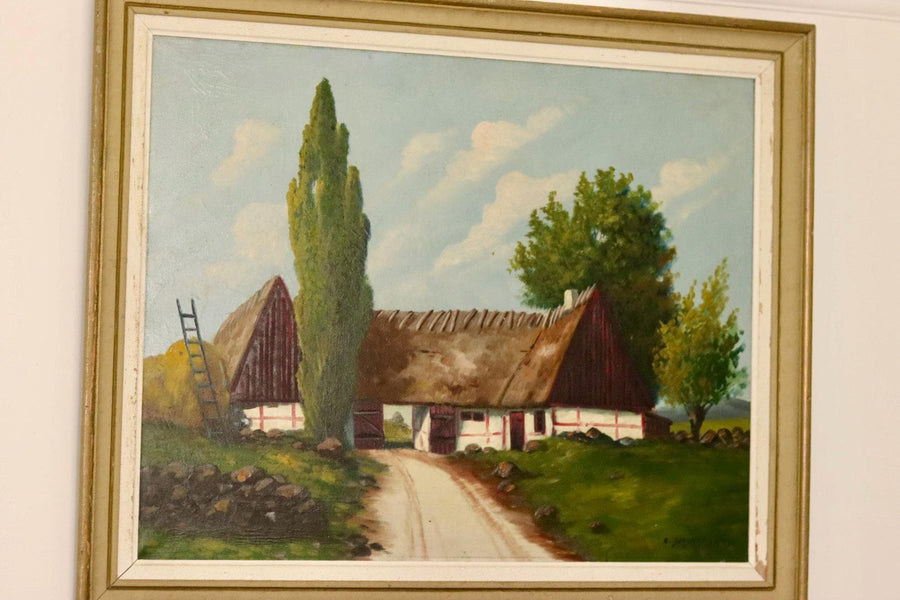 "Landscape with Farmhouse" by E Johansson