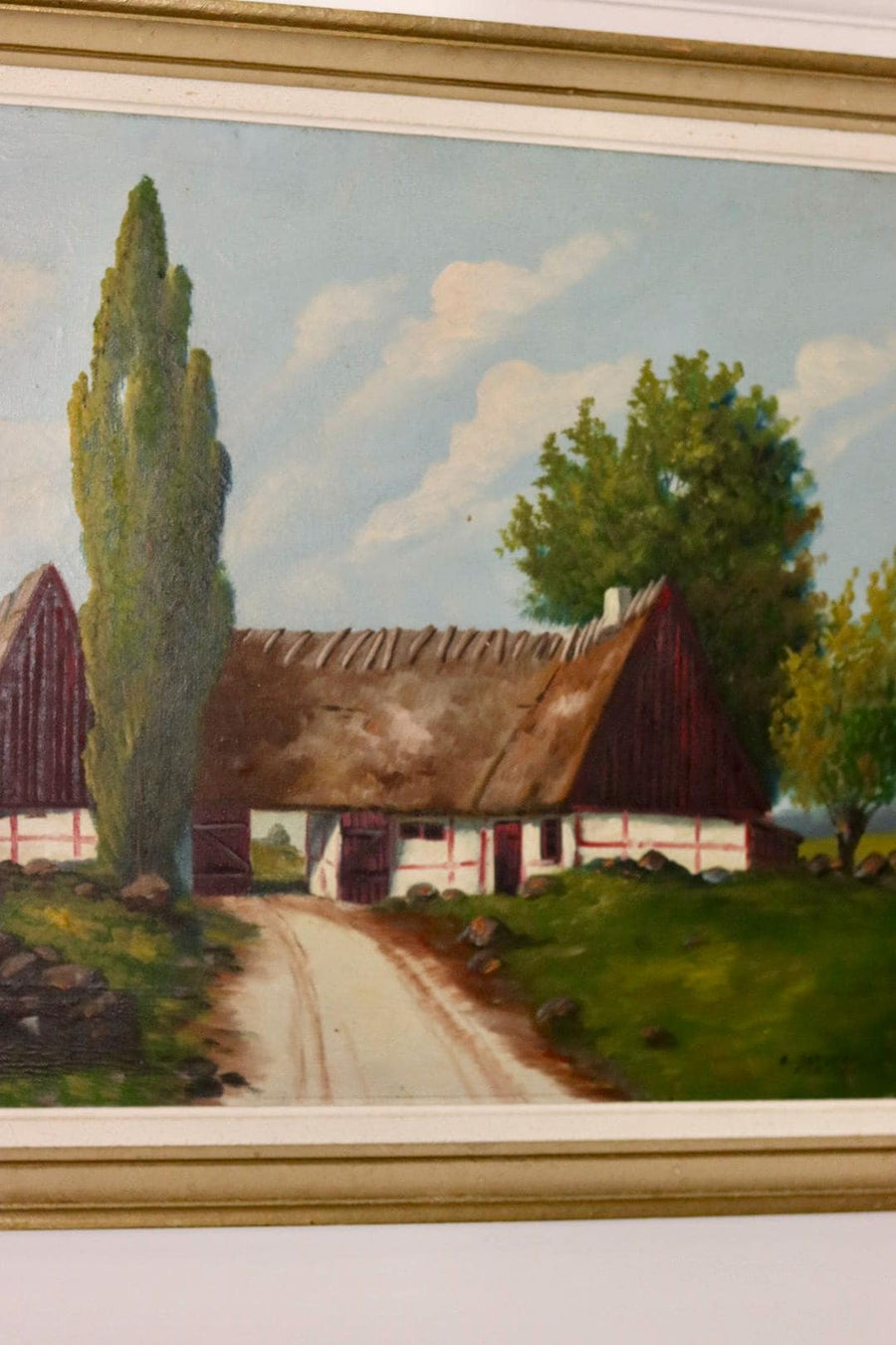 "Landscape with Farmhouse" by E Johansson