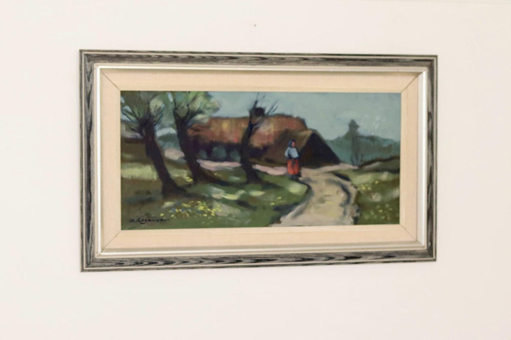 "Woman and House" by Kurt Rosander