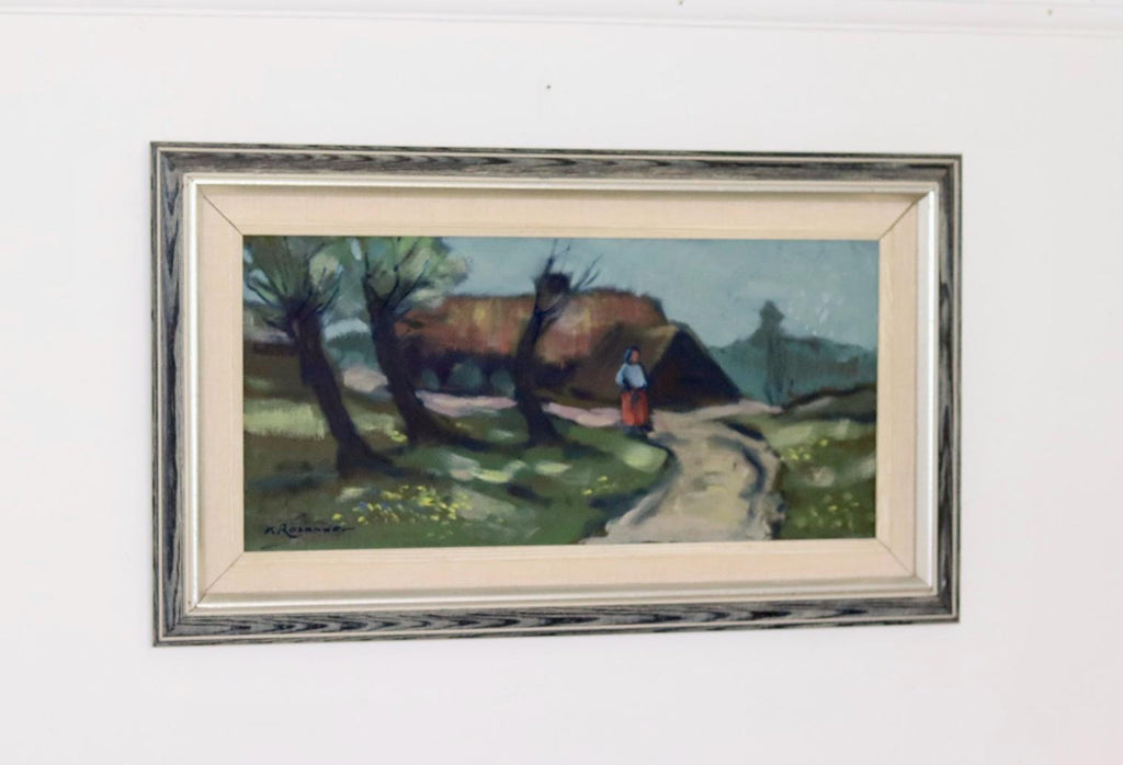 "Woman and House" by Kurt Rosander