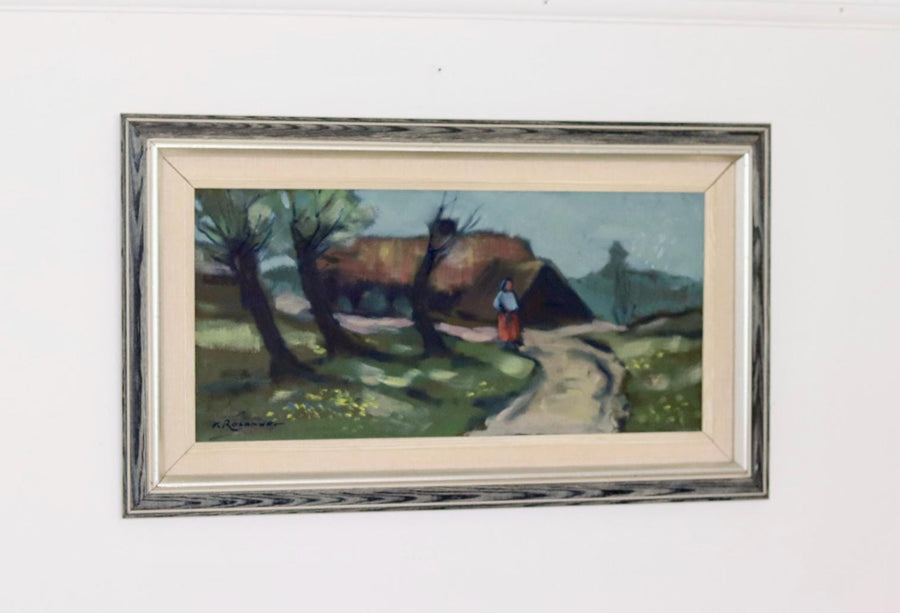 "Woman and House" by Kurt Rosander