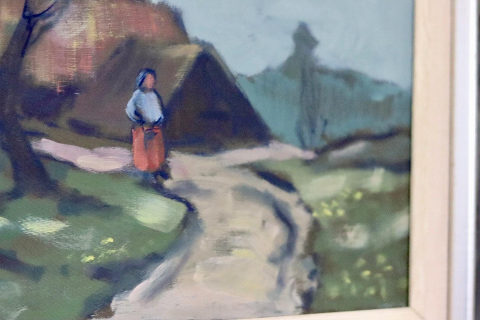 "Woman and House" by Kurt Rosander