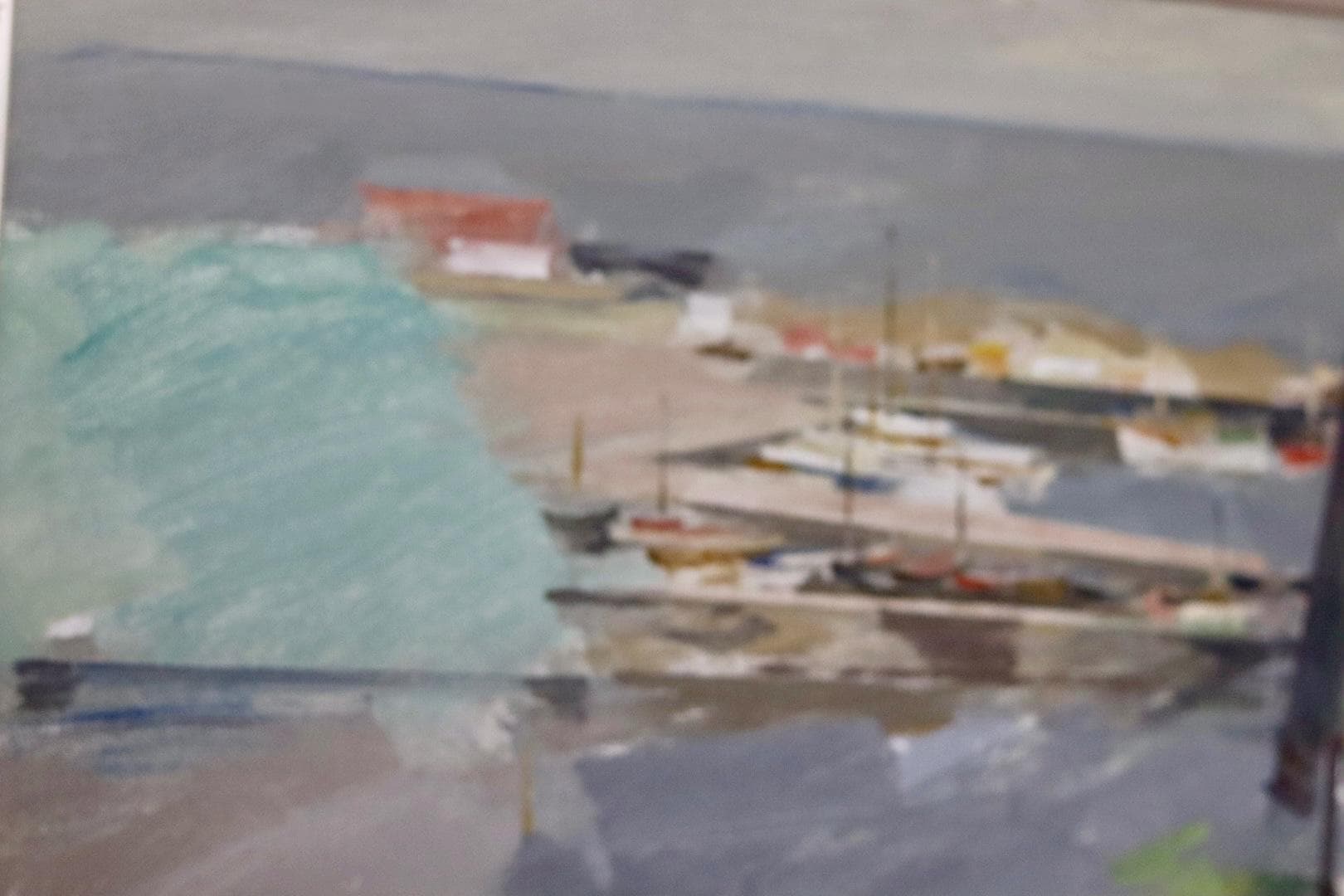 "Boat Scene" by Adrian Van Arkel