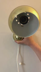 Pair of  Vintage Danish Brass Wall Lamps by LYFA Denmark circa 1960s