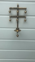 Pair Of Mid Century Swedish Brass Sconces by Kee Mora
