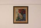 “Red Bouquet and Wine Bottle