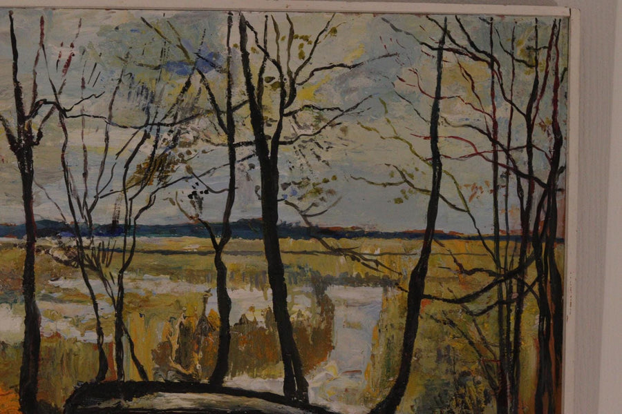 “Landscape with Trees” by Harry Sahlin