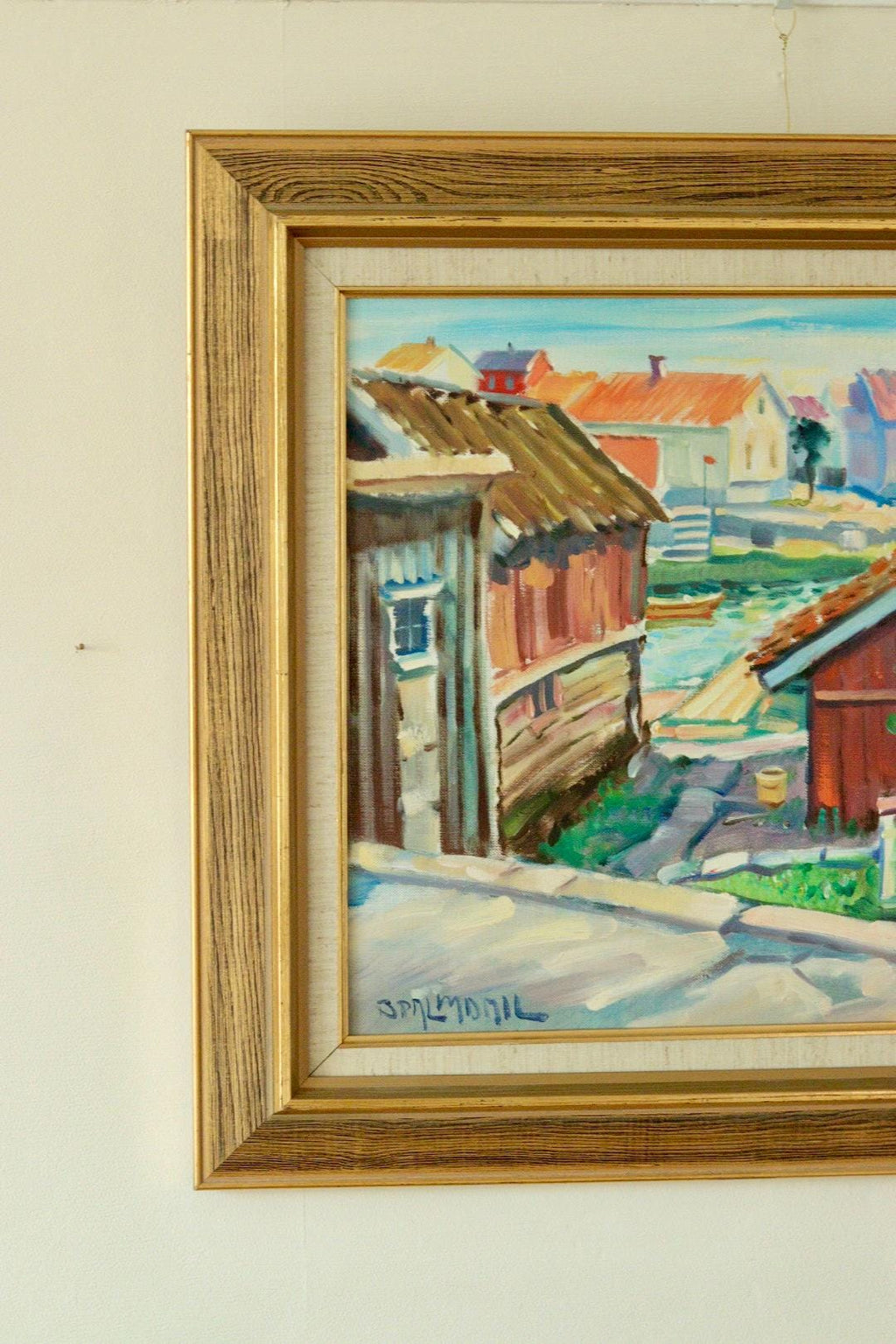 "Village Scene" by Bruno Palmdahl