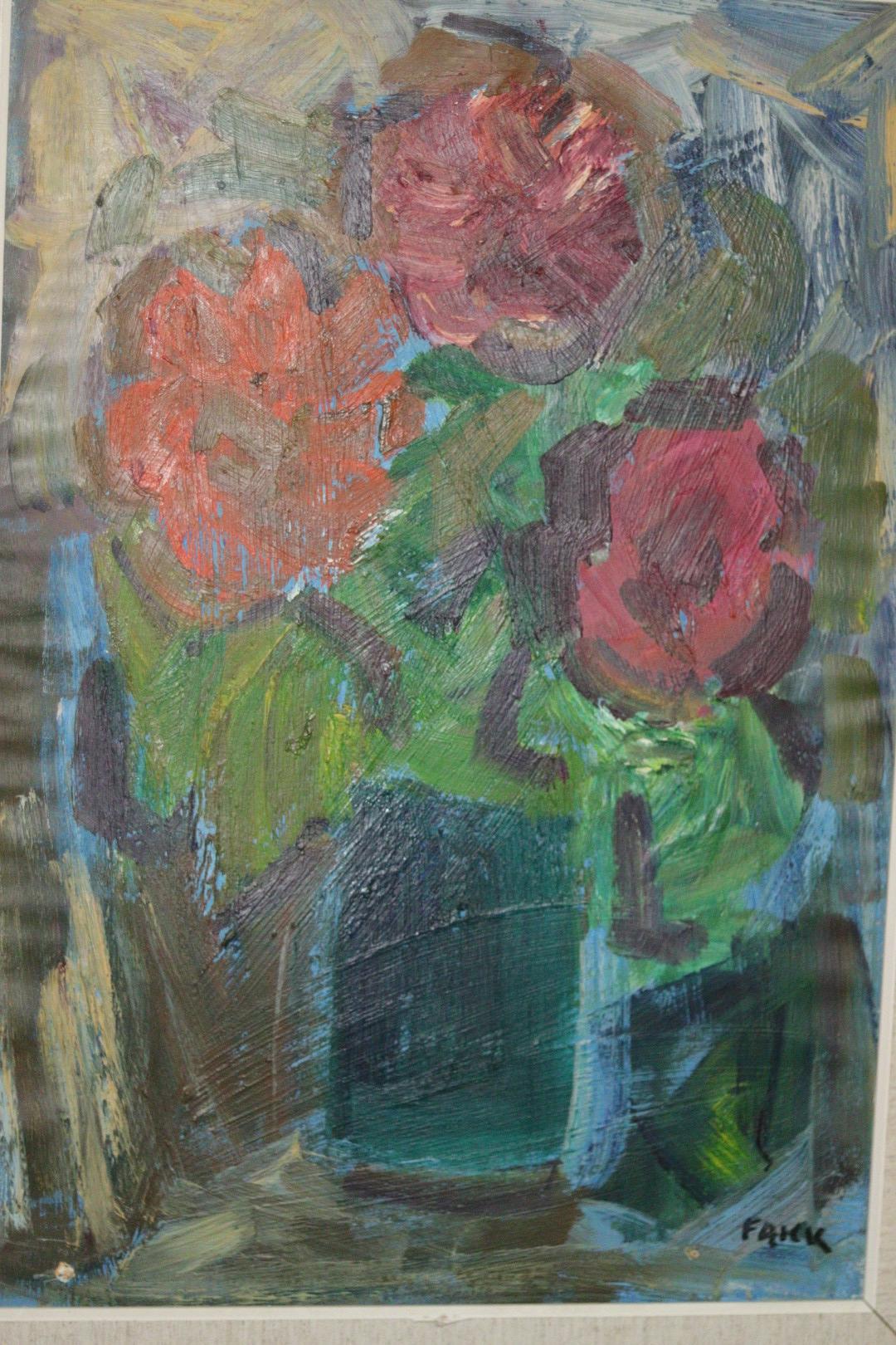 “Still Life with Vase” by Gösta Falck