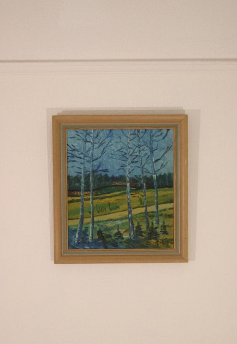Landscape with Birches by Thorp