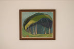 Original Swedish Oil on Panel – Trees