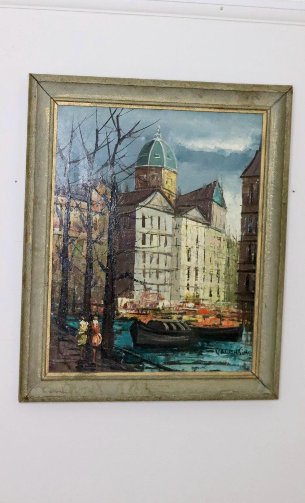 "City and Canal" by Valentine