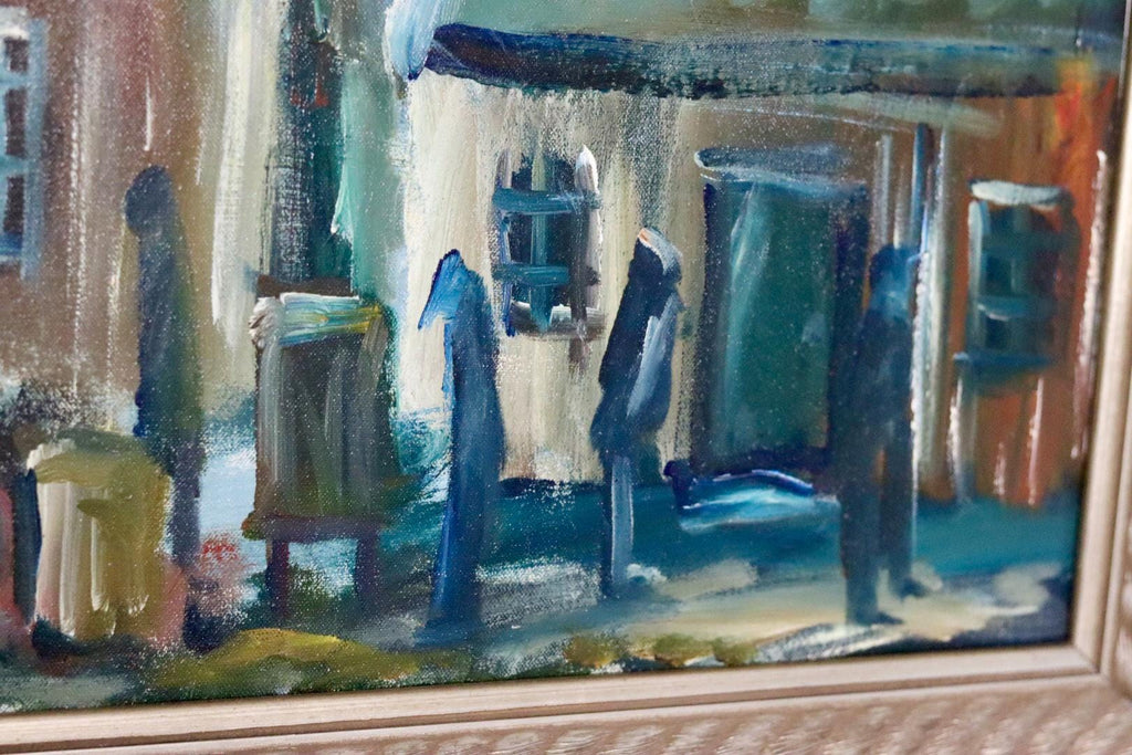 "Cabins at Dusk"- by Göte Lundberg