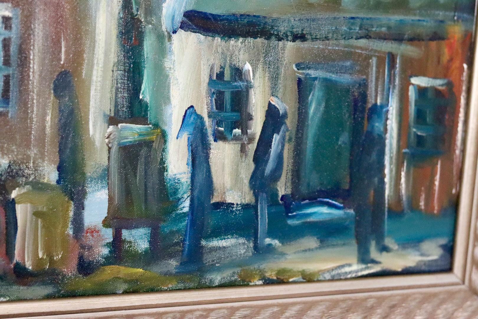 "Cabins at Dusk"- by Göte Lundberg