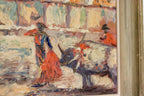 Swedish Oil On Panel Painting "Matador"