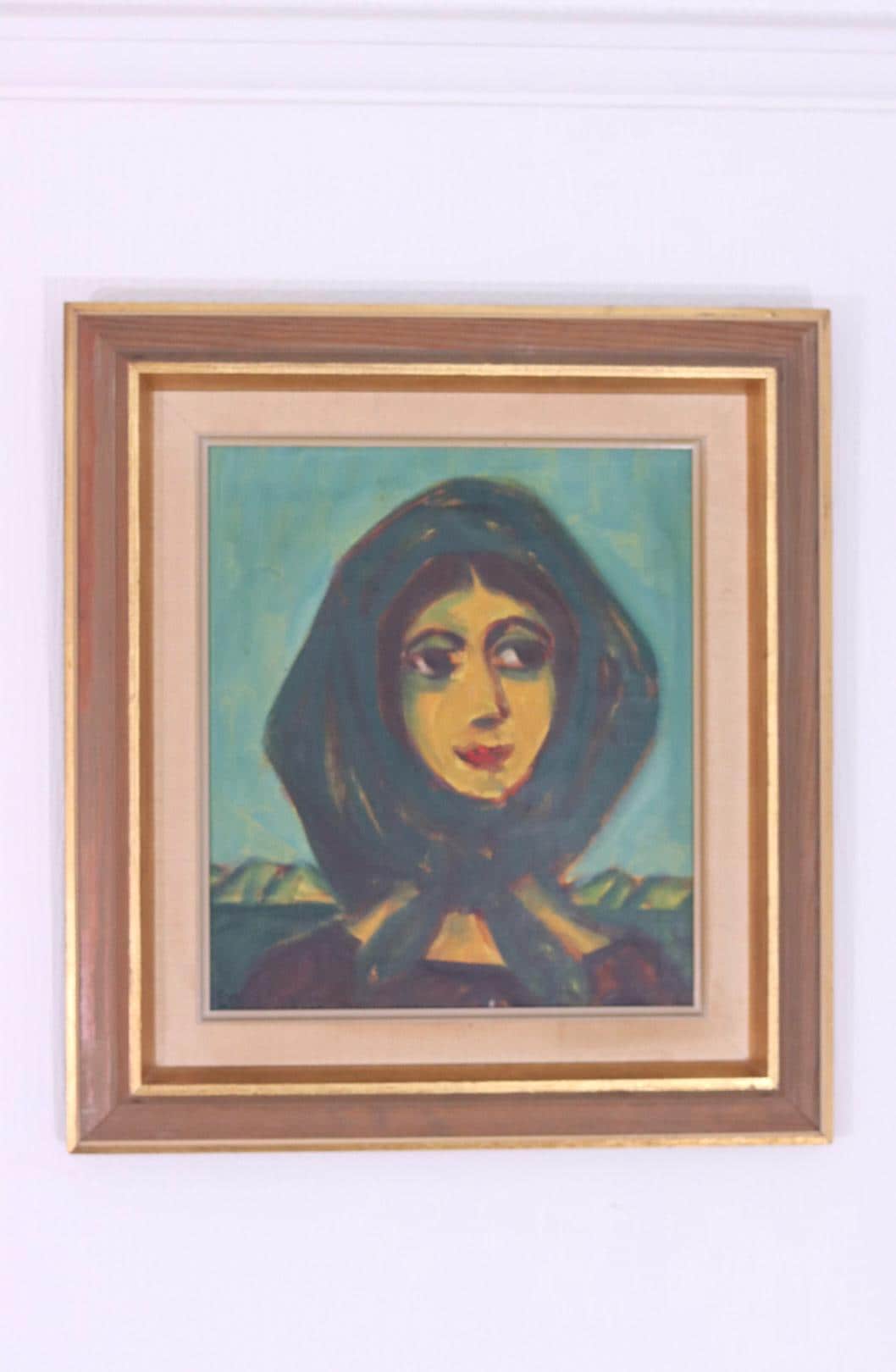 “Woman in Scarf” by Erik Larsen