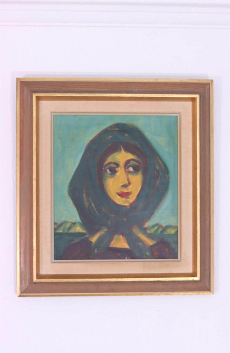 “Woman in Scarf” by Erik Larsen