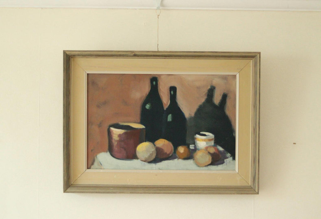 Original Swedish Oil on Canvas Painting "Still Life Arrangement"