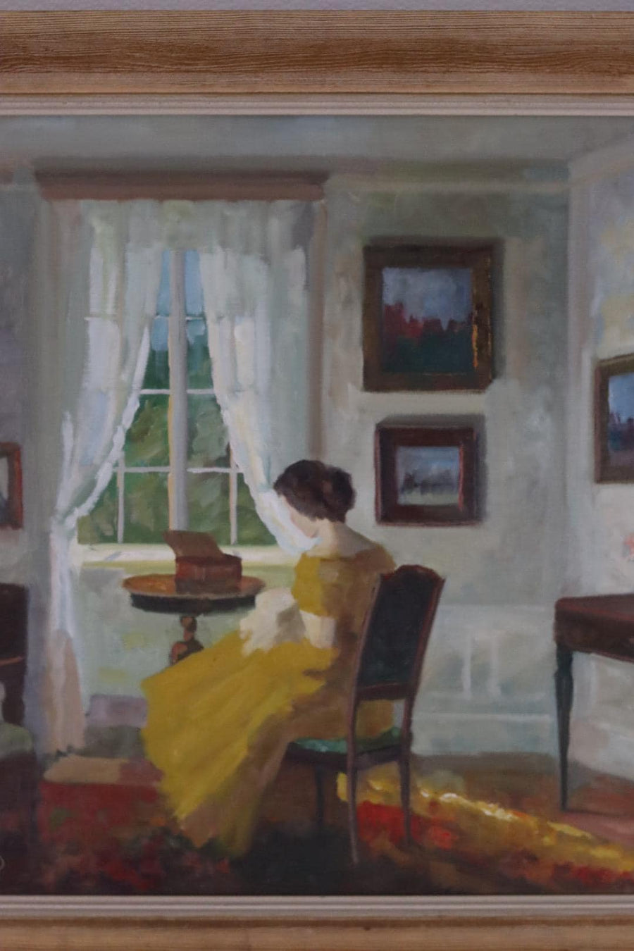 “Interior with Woman” by Edith Gert