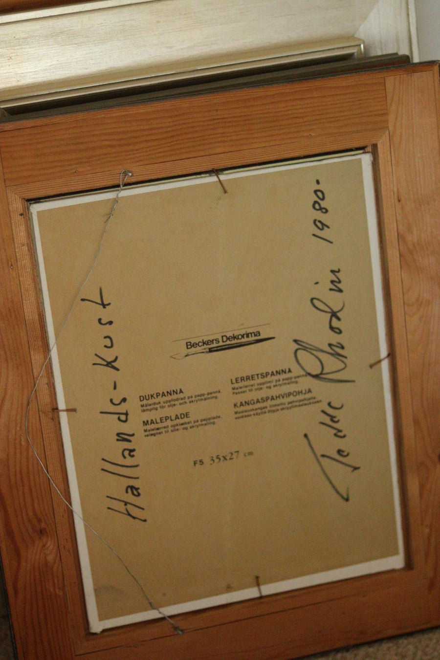 “Hallands Kust” by T. Rhodin, 1980