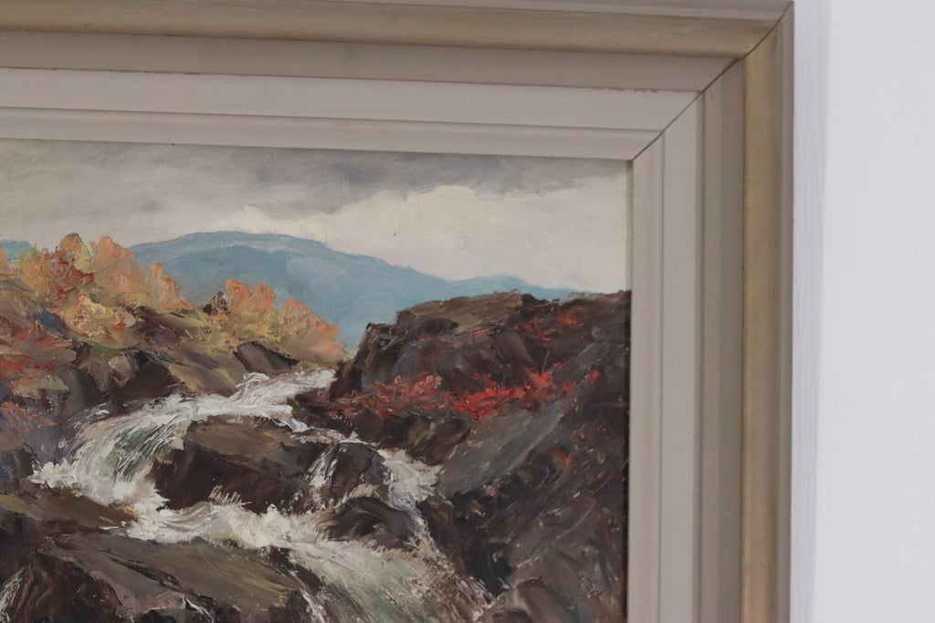 “Landscape with Waterfall” by Åke Ahmlund