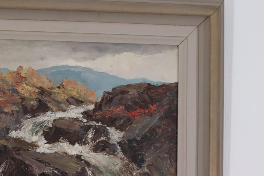 “Landscape with Waterfall” by Åke Ahmlund