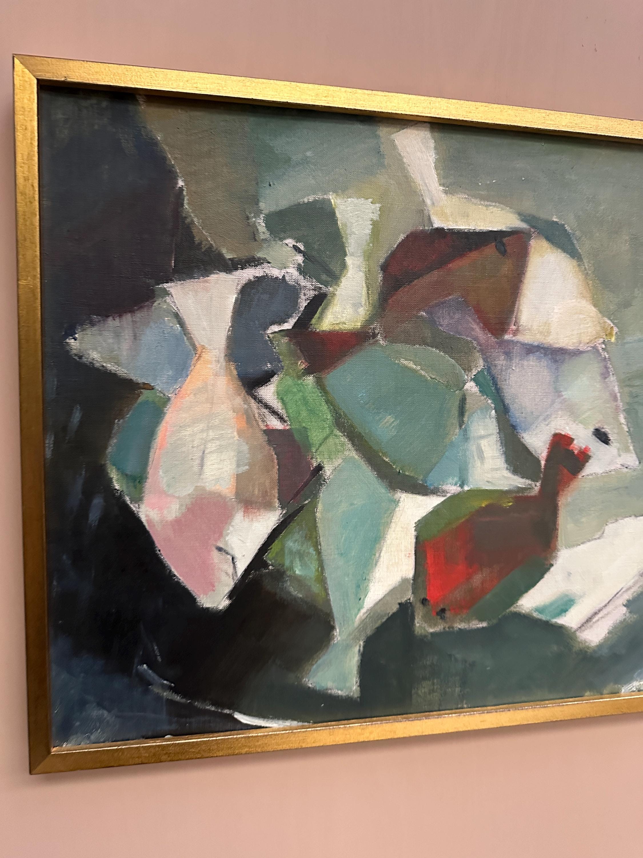 'Abstract Composition with Fish' by Lars Vidlund