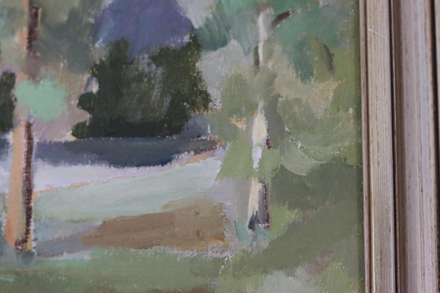 “Trees and Lake” by H. Larsson