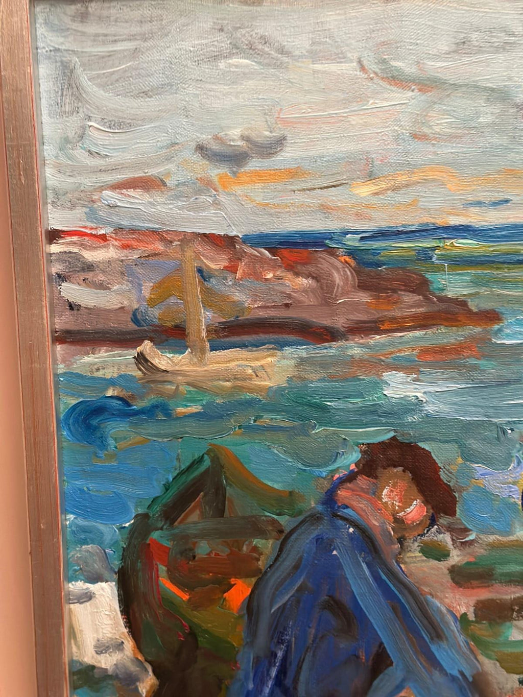 “Coastal Scene with Fishermen” by Eric With