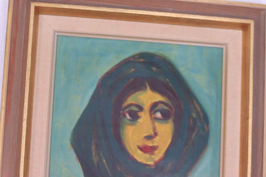 “Woman in Scarf” by Erik Larsen