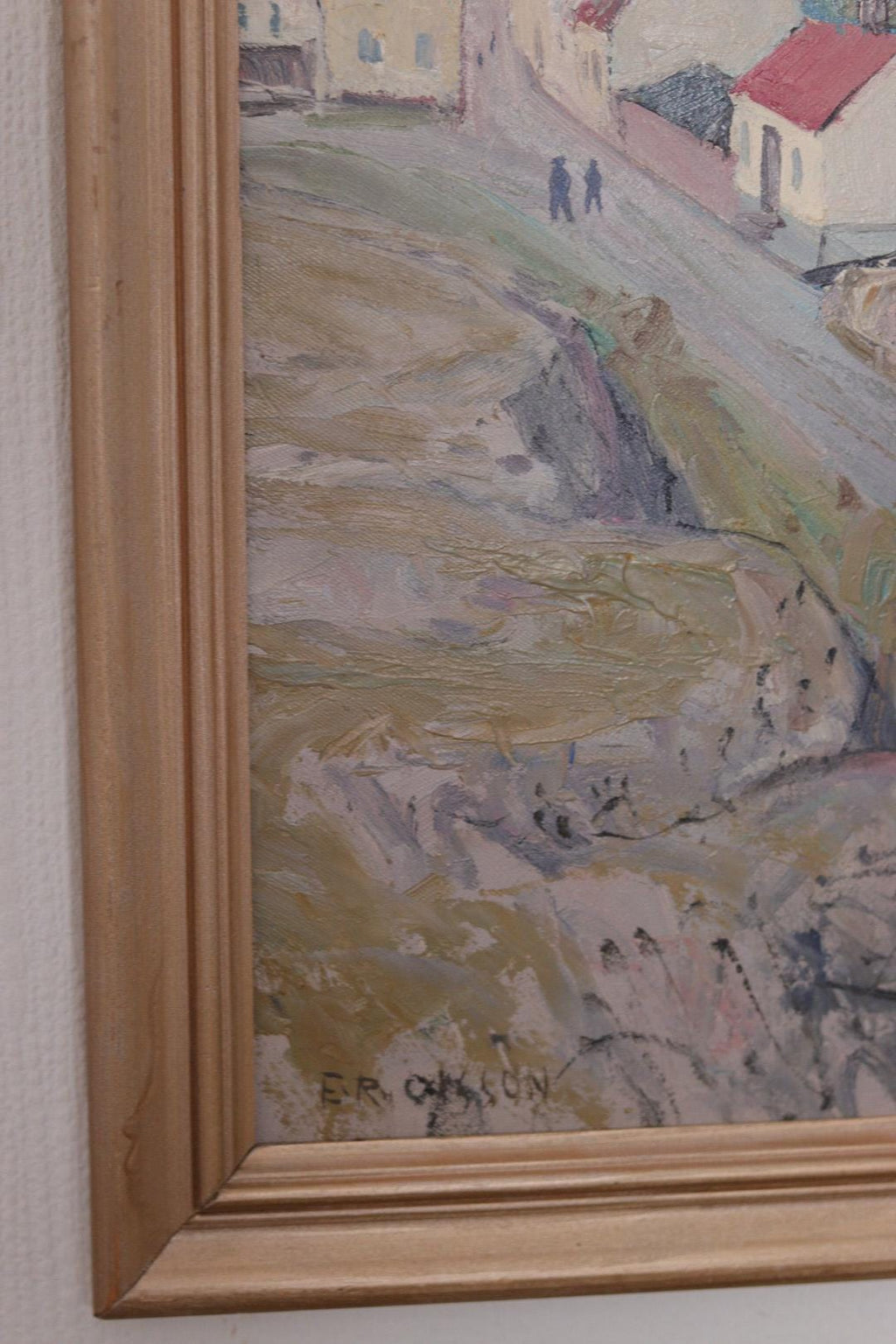 “Village Scene II” by E. R. Olsson