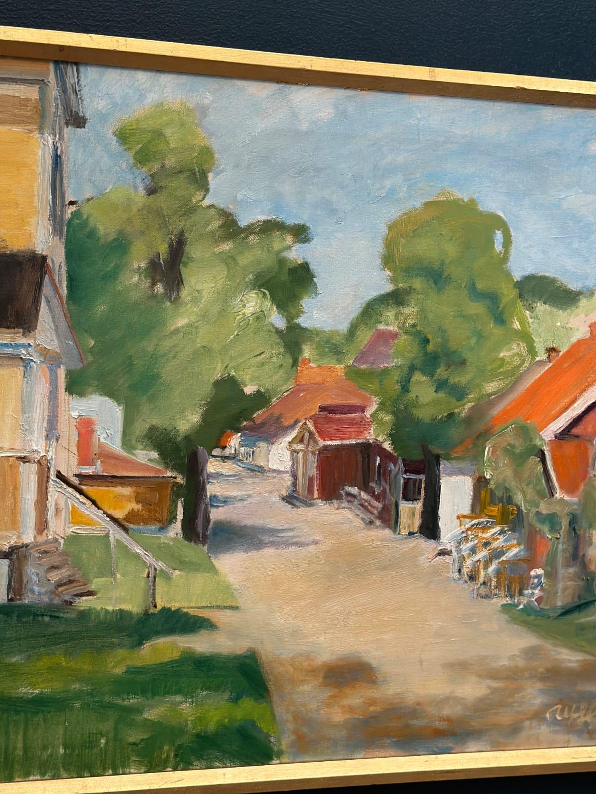 Street with Houses and Trees By Ulfe