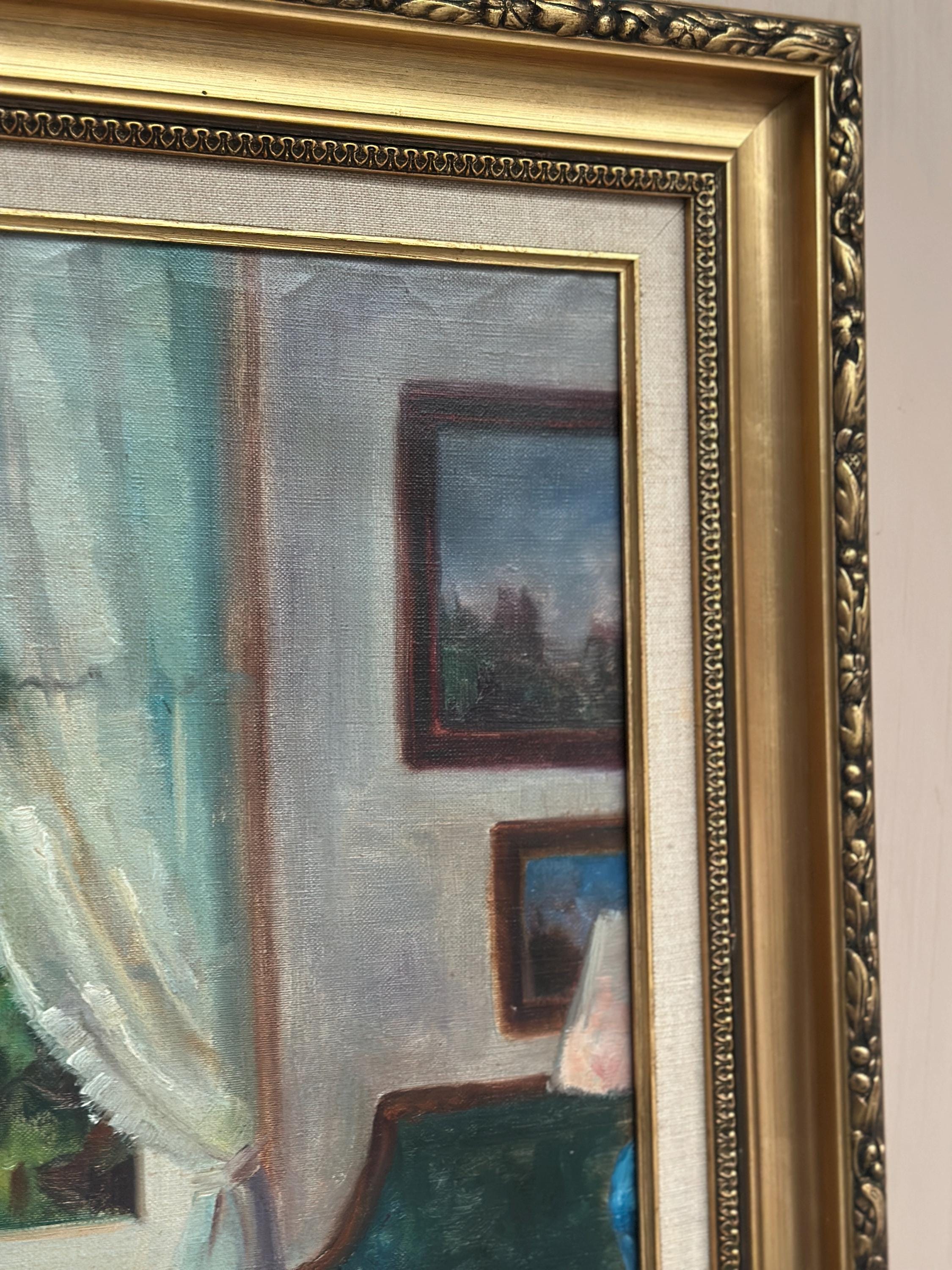 “Woman at Piano” by Inger Bo