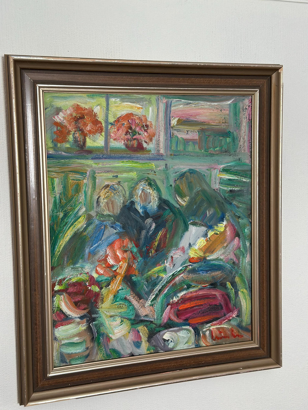 “Interior with Figures” by Erik Lo