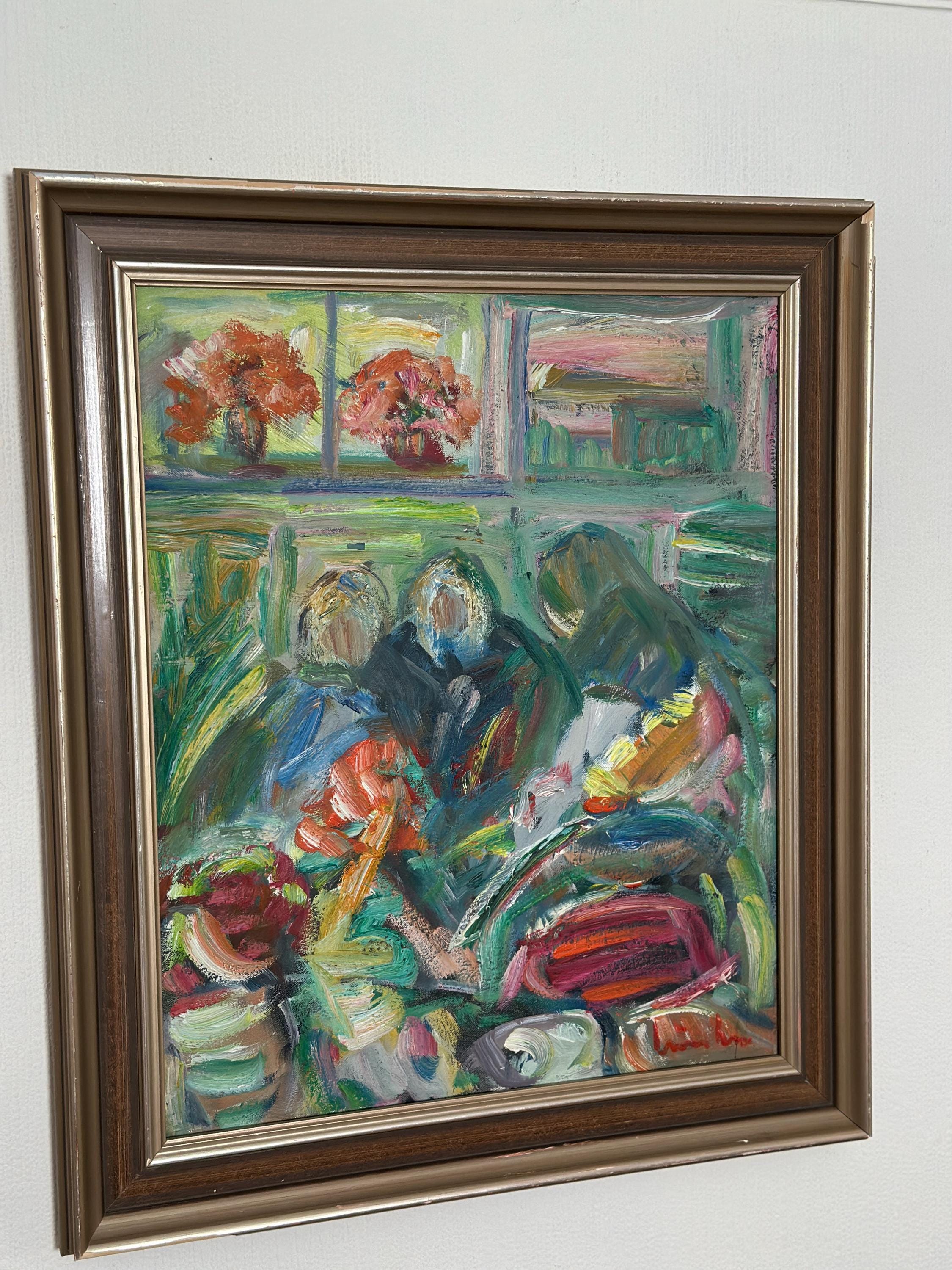 “Interior with Figures” by Erik Lo