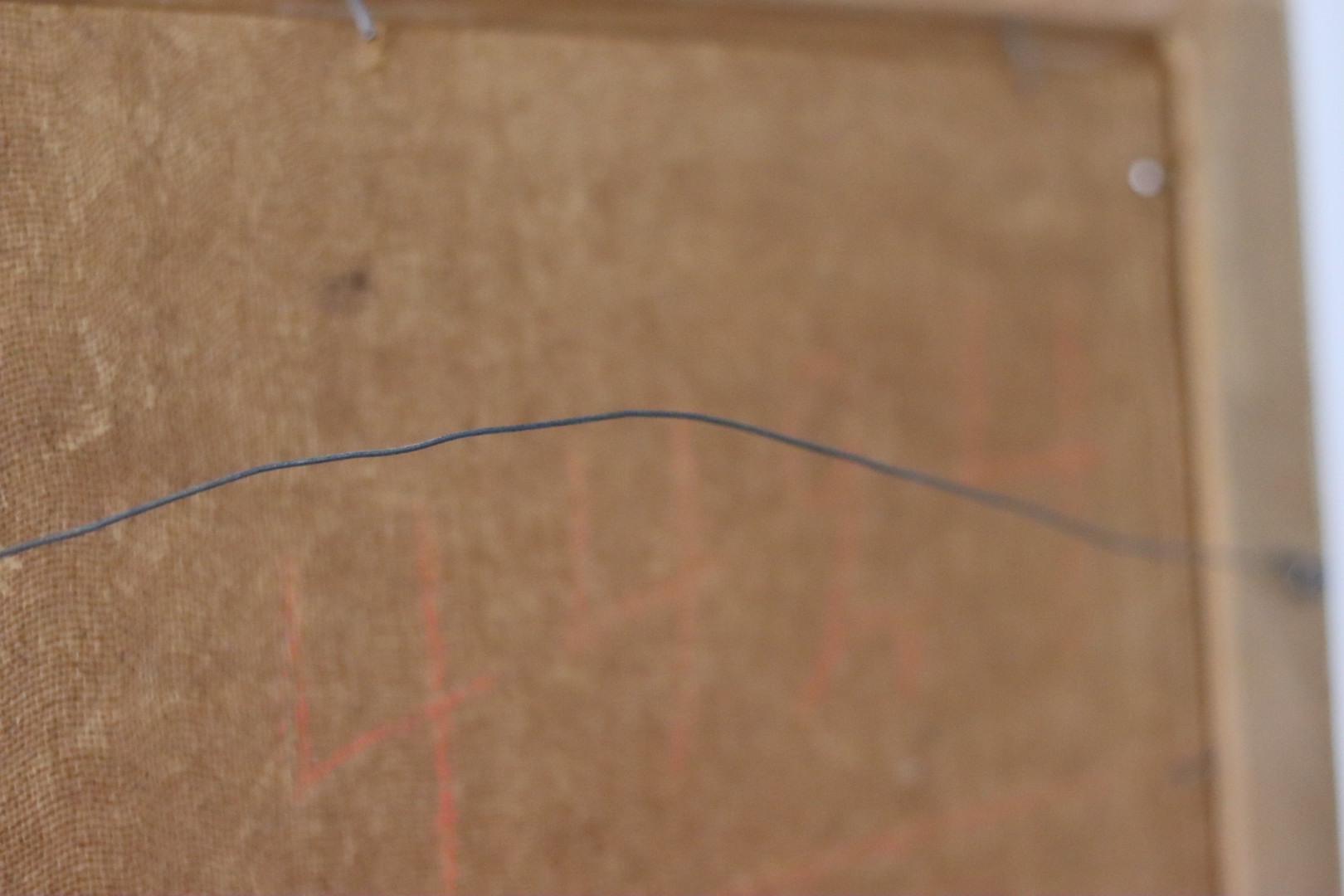 Swedish Oil On Panel Painting "Matador"