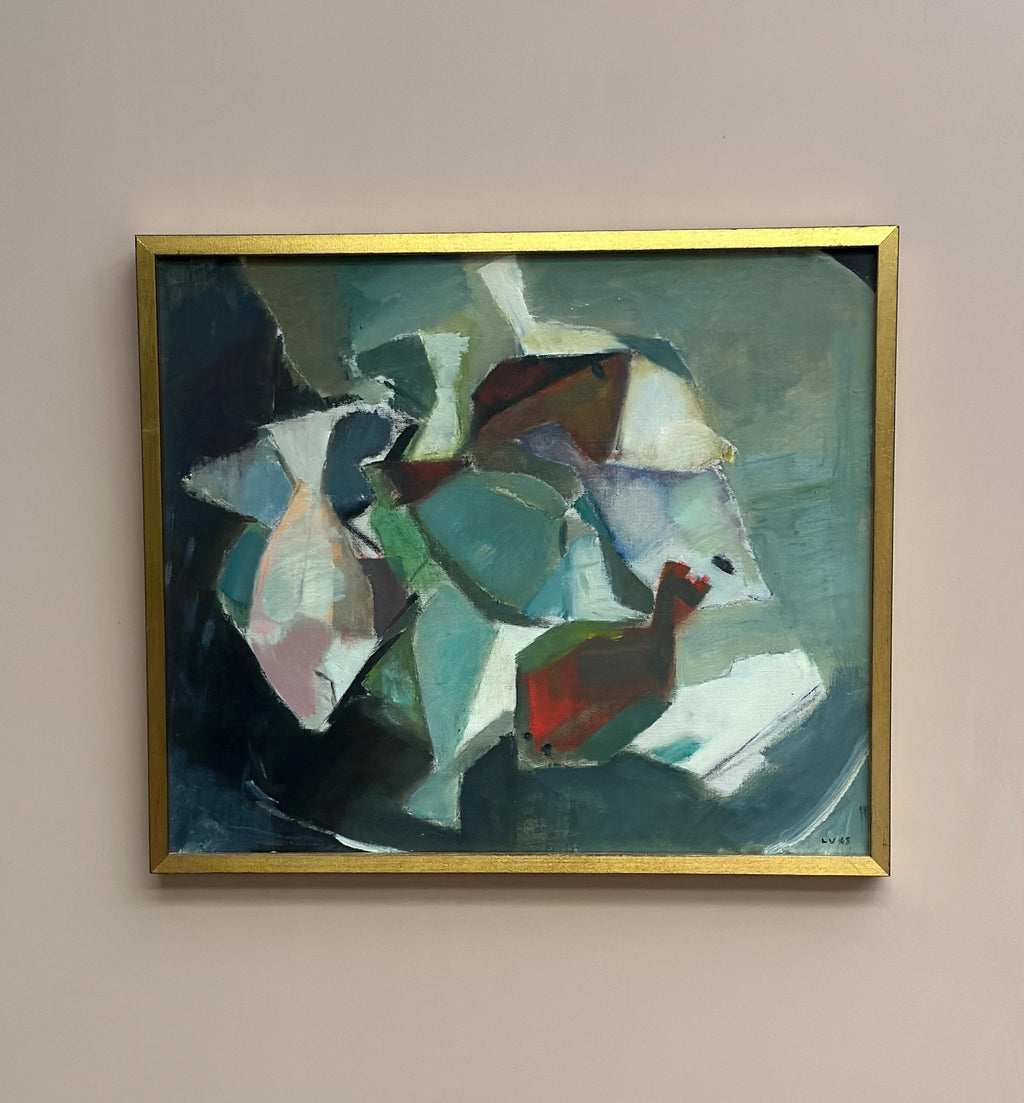 'Abstract Composition with Fish' by Lars Vidlund
