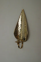 SINGLE Mid Century Swedish Brass Sconce
