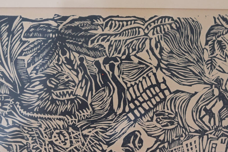 Woodcut by Kerstin Abram Nilsson