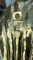 Pair of Vintage Swedish Brass Sconces by Arvika