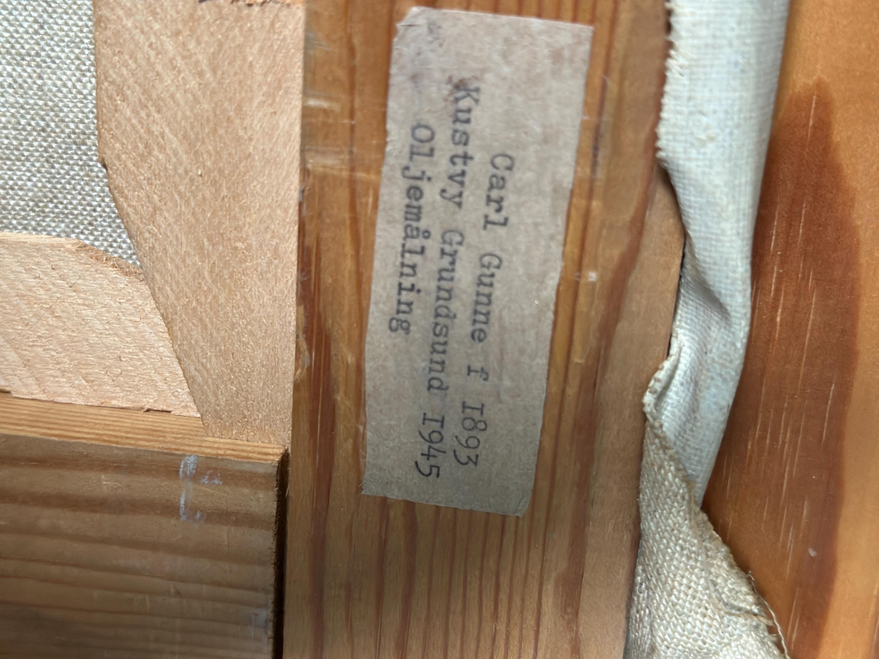 Coastal View, Grundsund by Carl Gunne