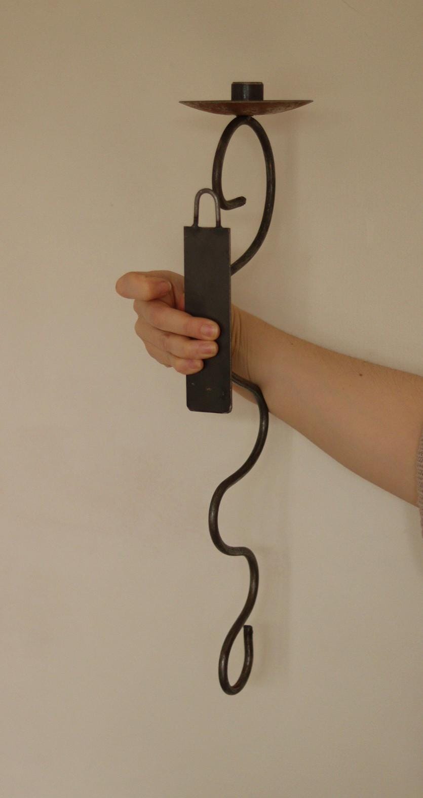 Pair of Mid-Century-Swedish Sconces with Black Coating