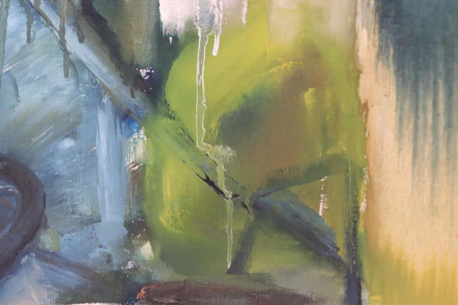 Original Swedish Oil on Canvas – “Vibrant Still Life”