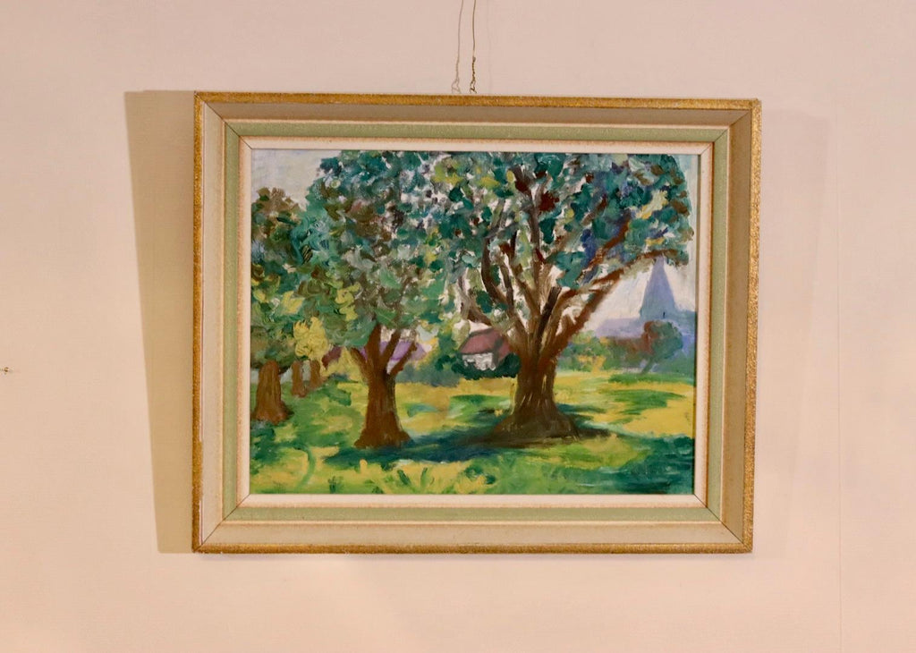 "House Obscured by Trees " by A. Akalsson