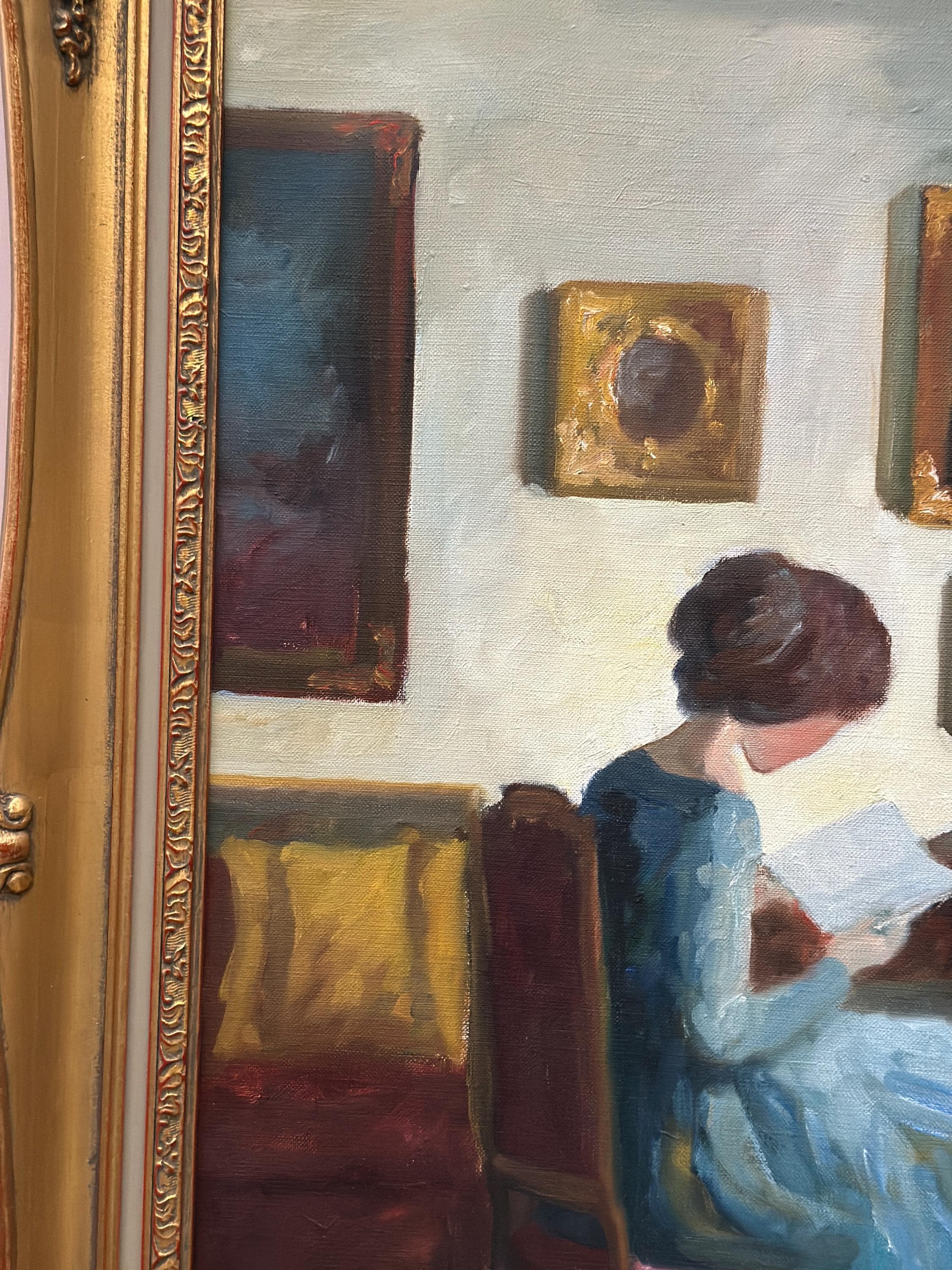 “Woman Reading” by Edith Gert