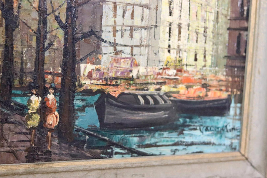 "City and Canal" by Valentine