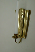 Pair of Vintage Brass Swedish Sconces